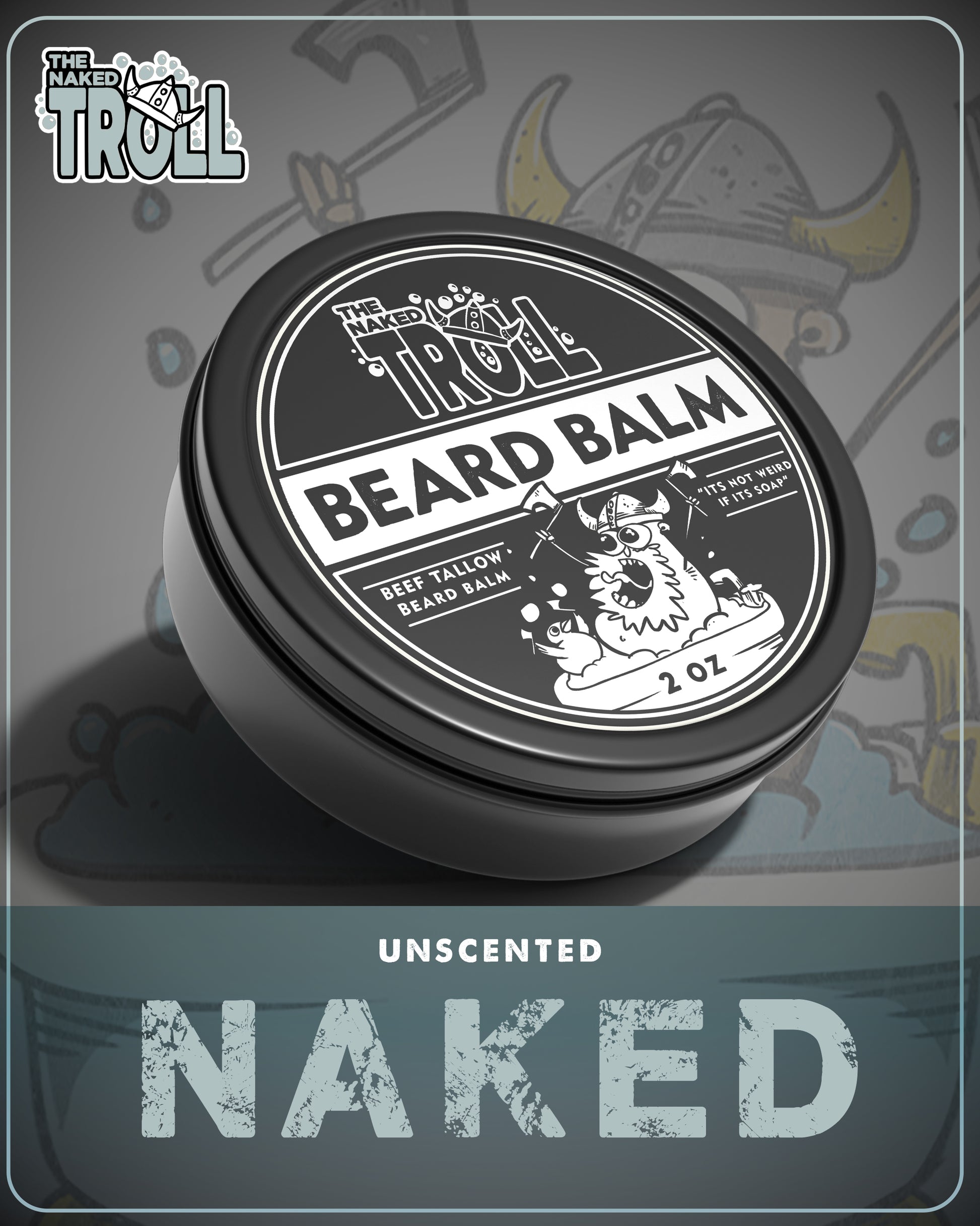 Tallow Beard Balm- Naked