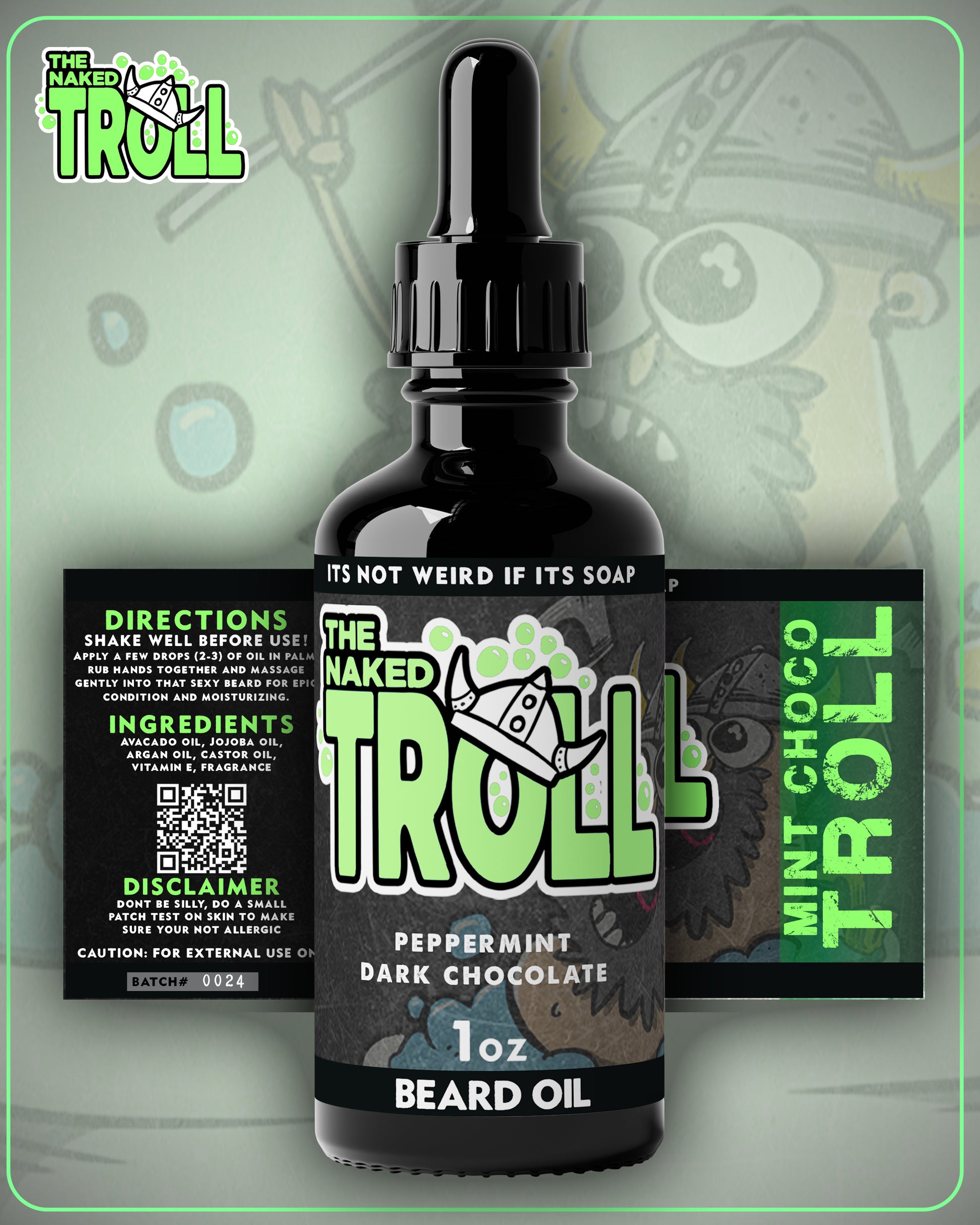 Beard Oil - Mint Choco Troll