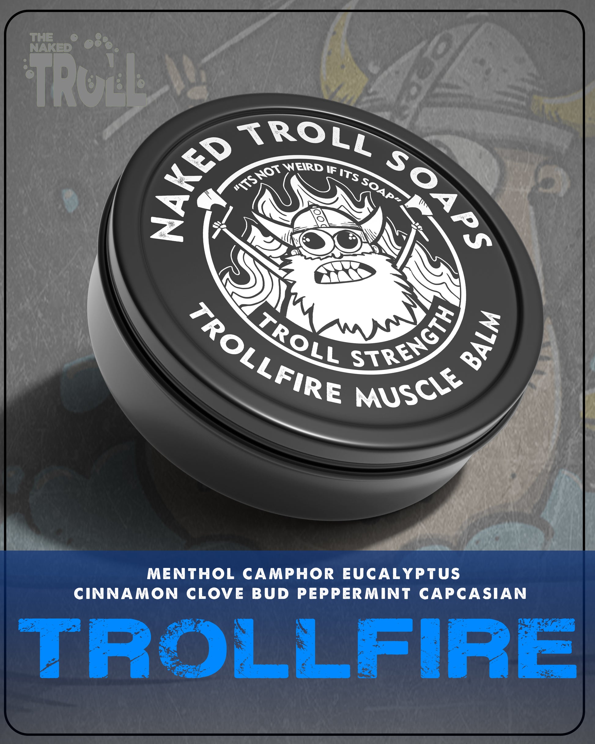 Tallow Muscle Balm- Trollfire