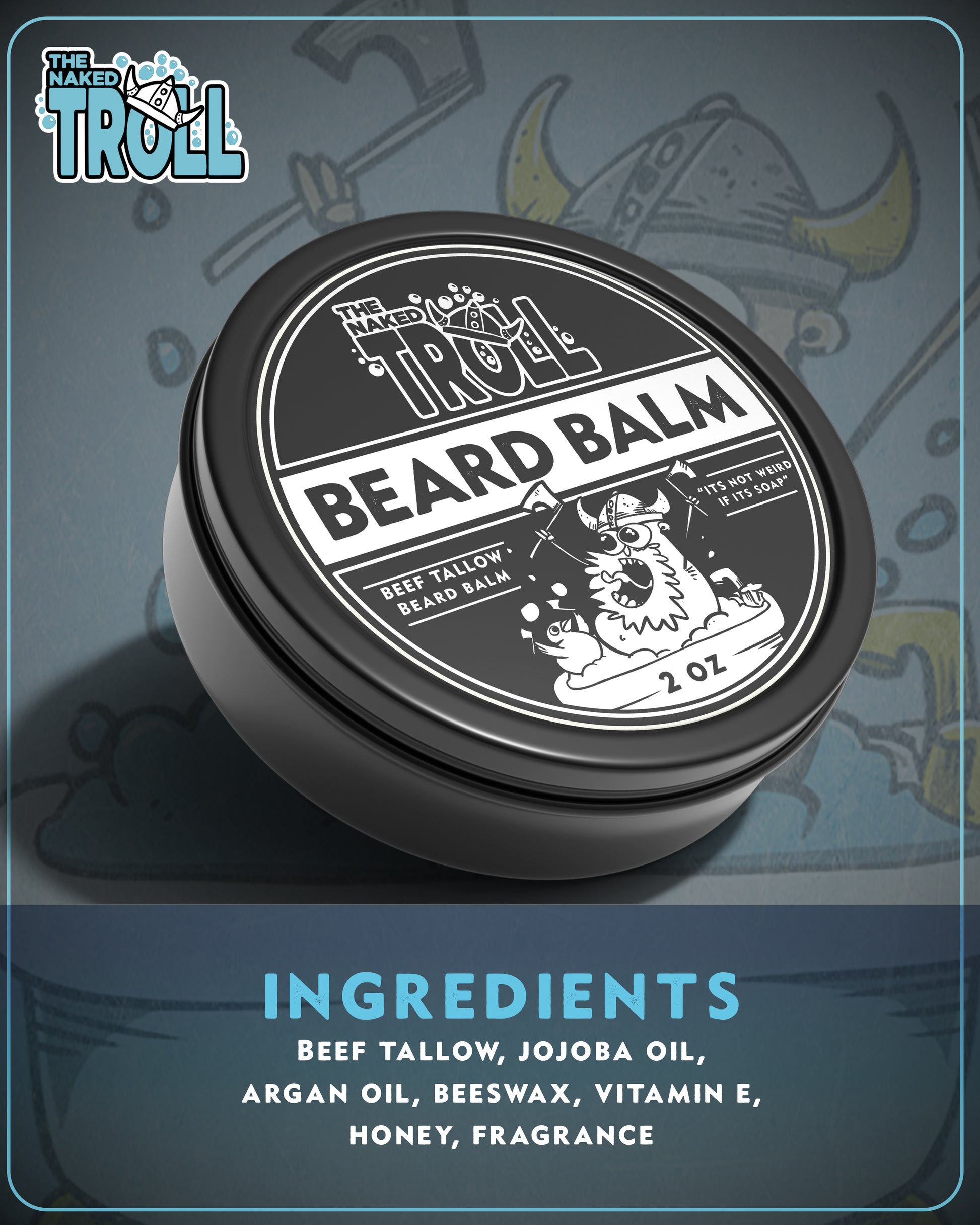 Tallow Beard Balm- Call of Cthulhu