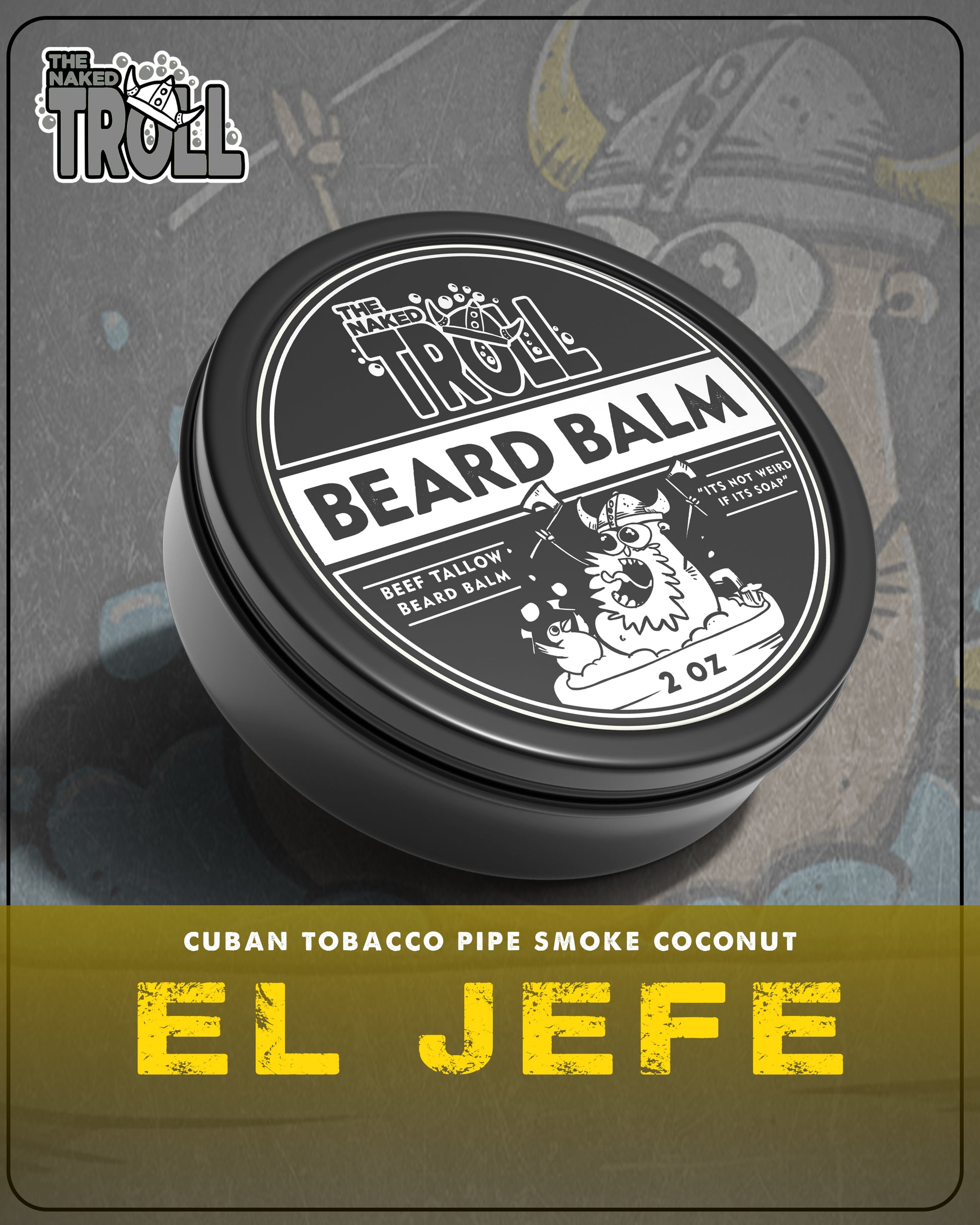 Tallow Beard Balm- Jefe