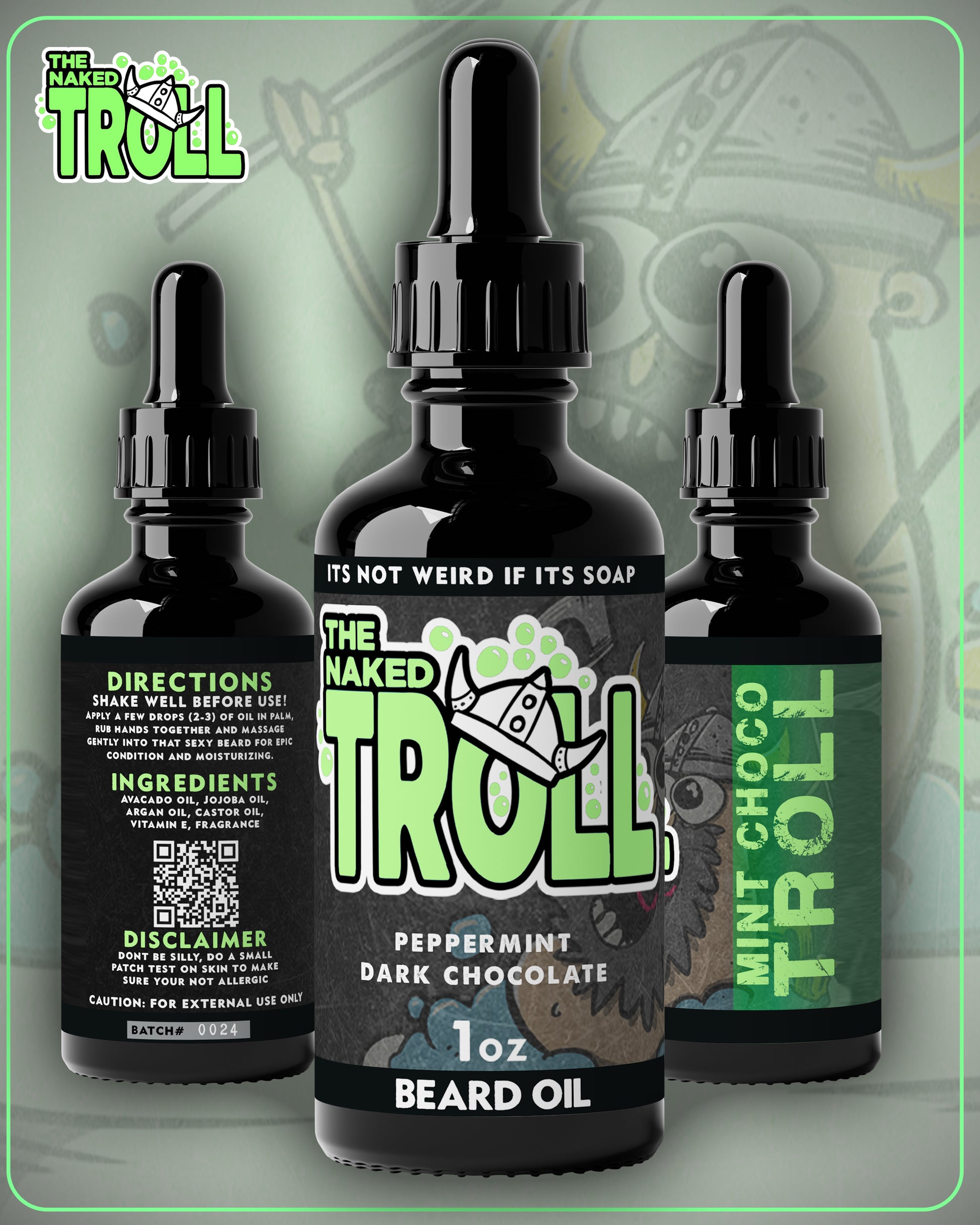 Beard Oil - Mint Choco Troll