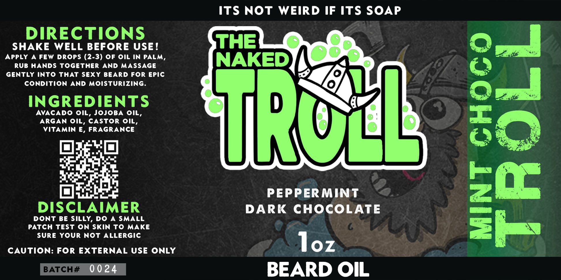 Beard Oil - Mint Choco Troll