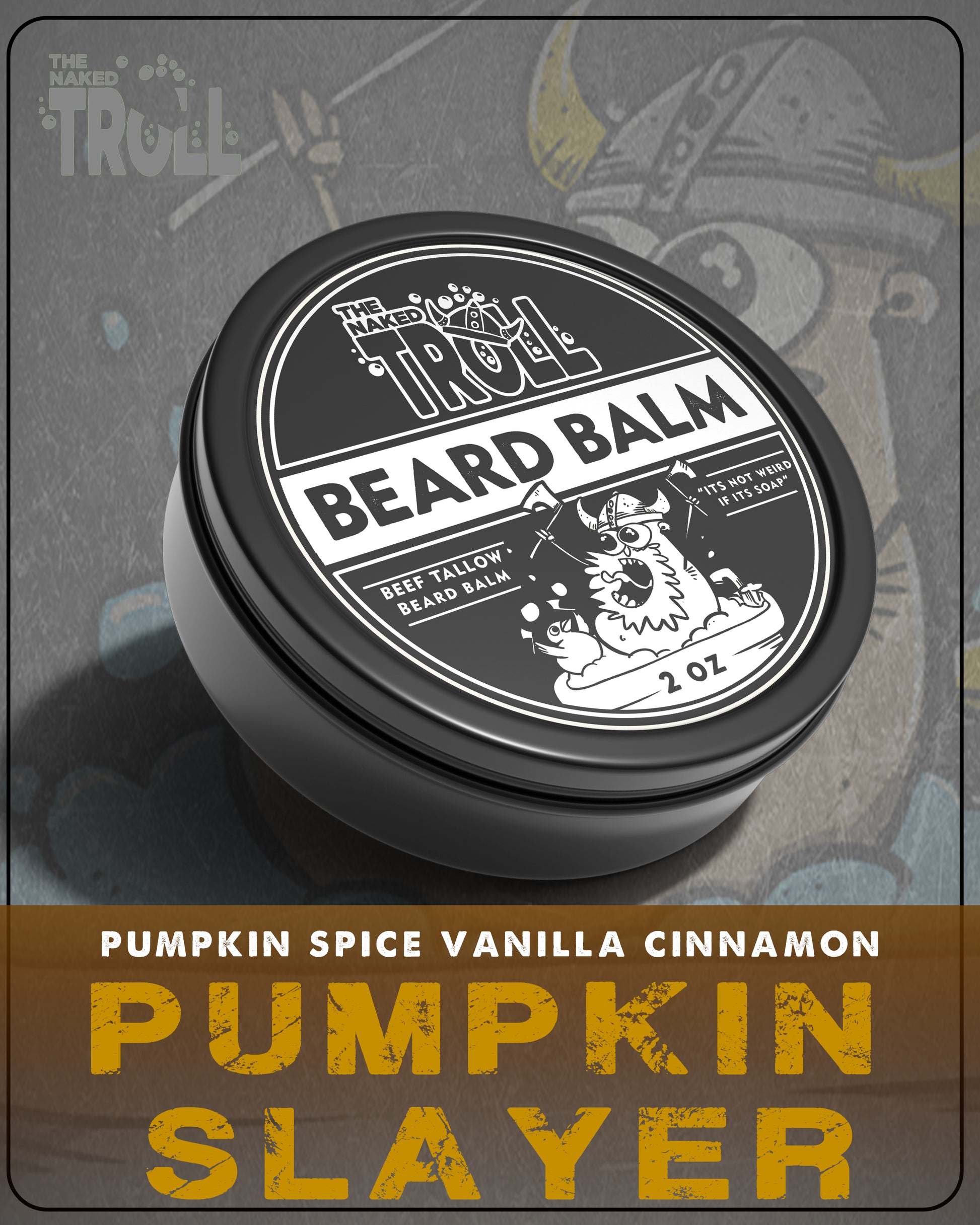 Tallow Beard Balm- Pumpkin Slayer