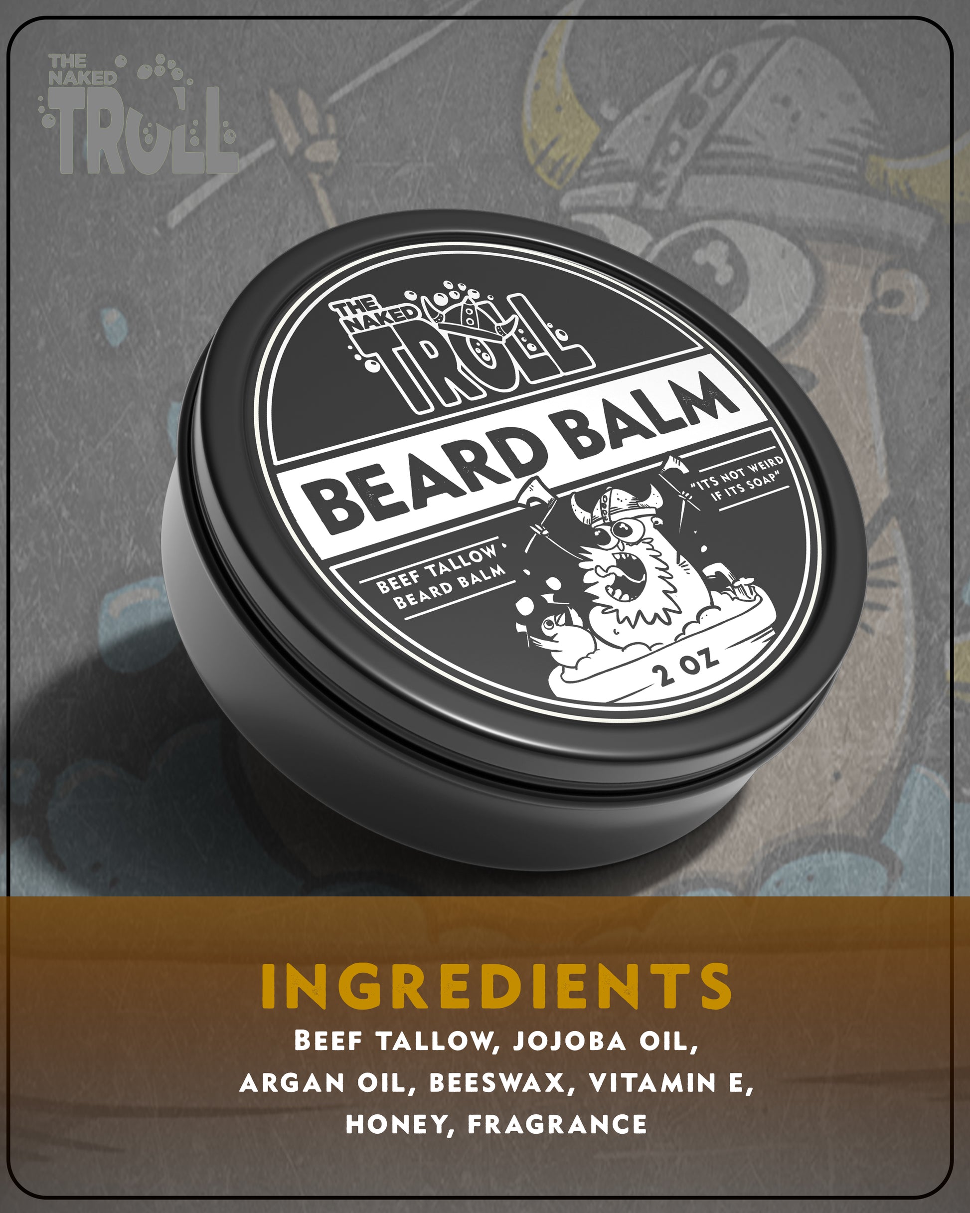 Tallow Beard Balm- Pumpkin Slayer