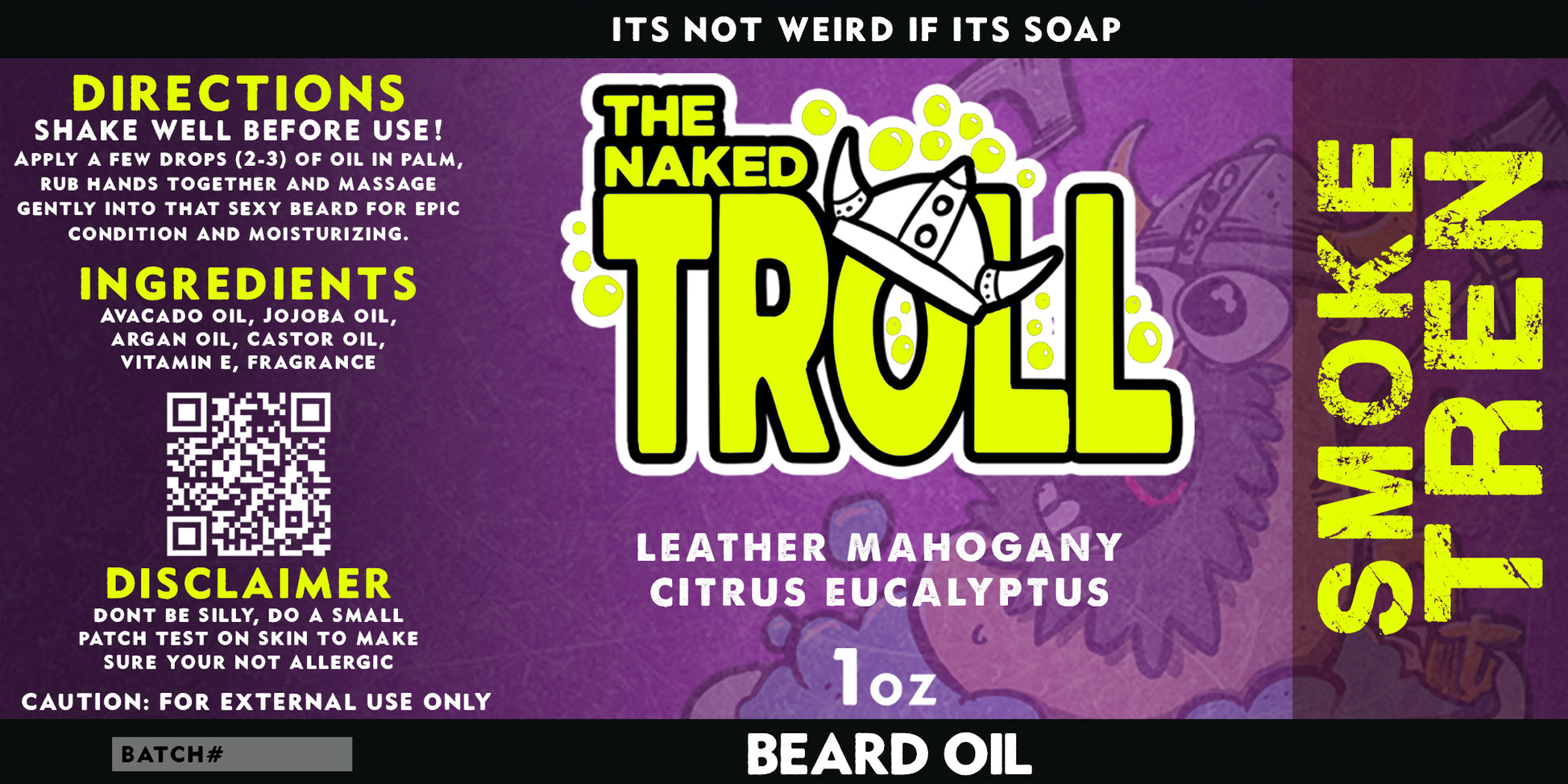 Beard Oil - Smoke Tren