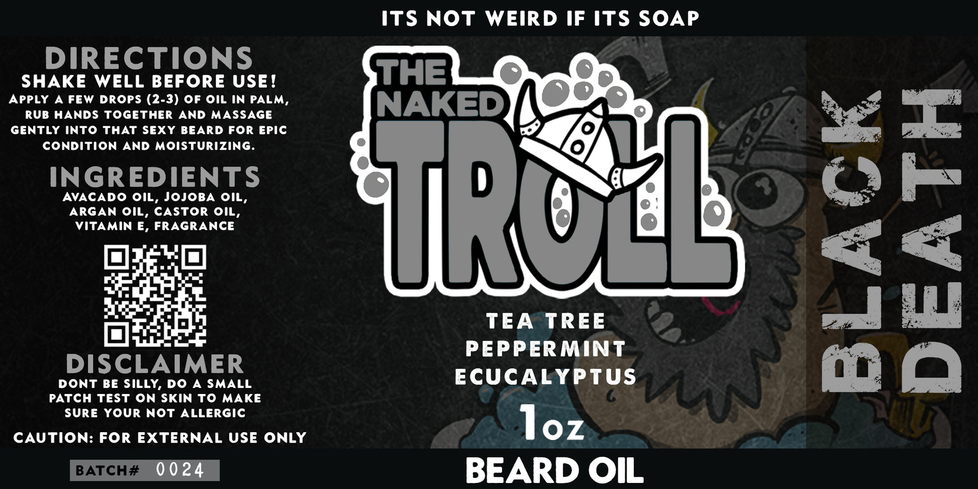 Beard Oil - Black Death
