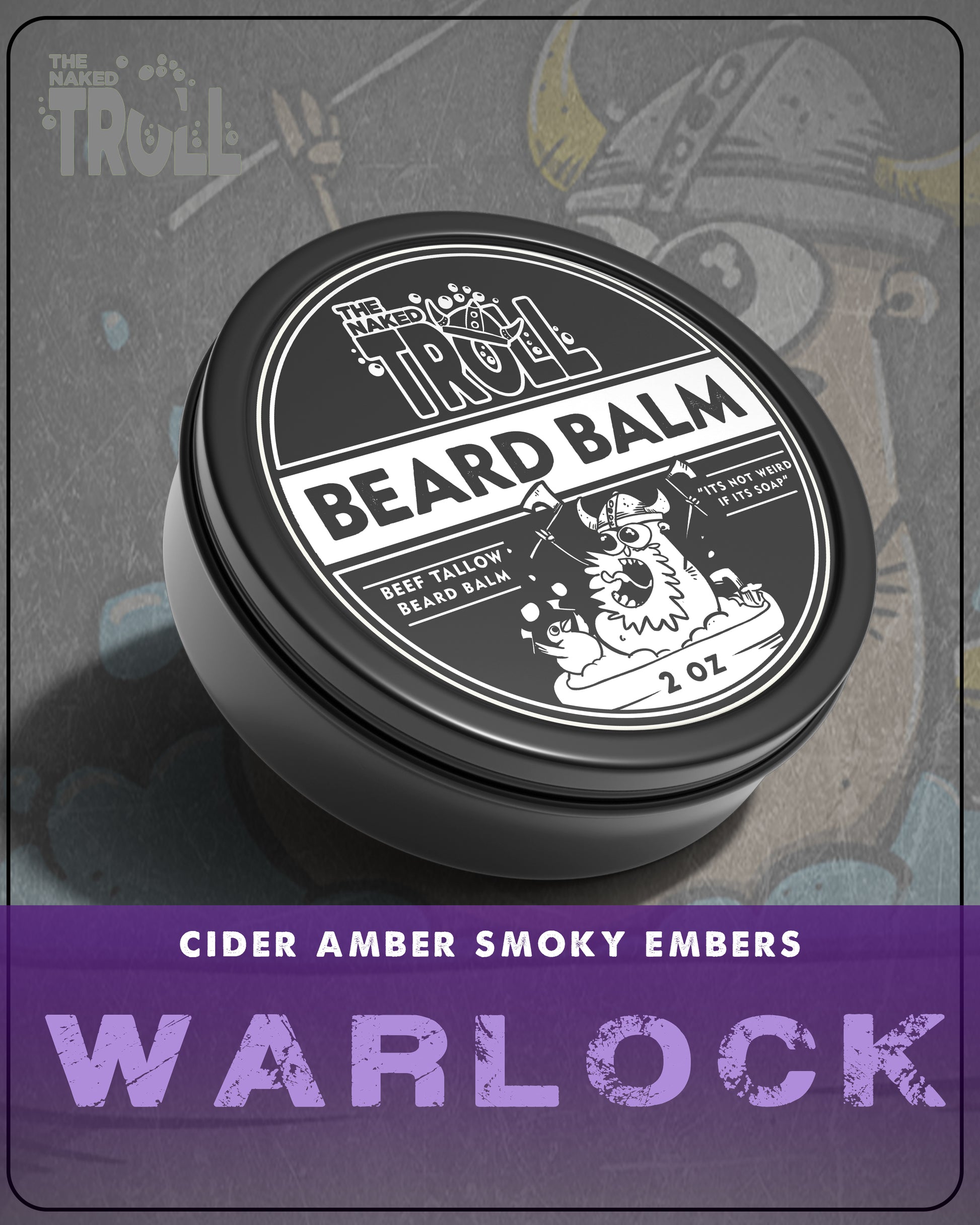 Tallow Beard Balm- warlock